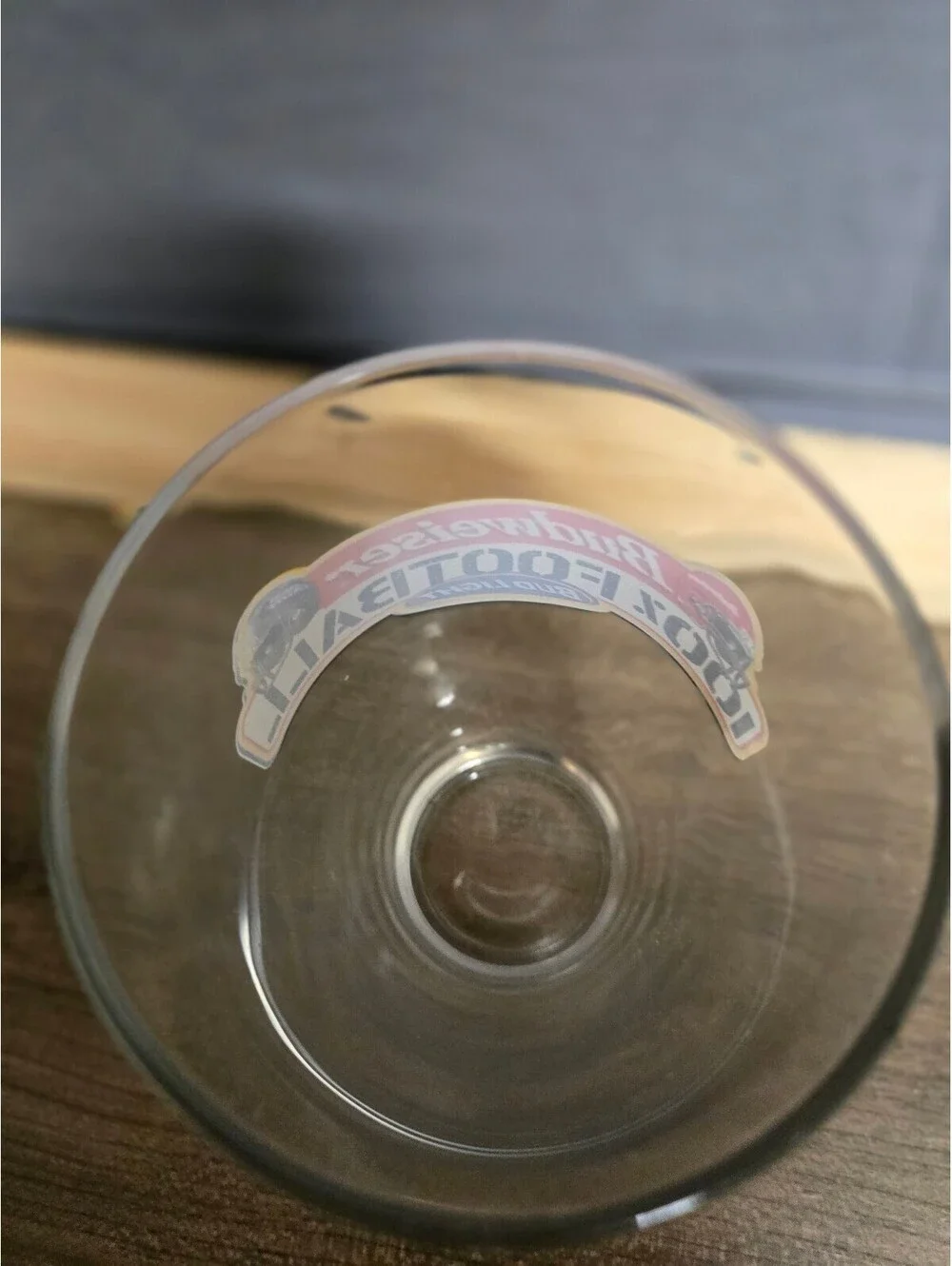 Budweiser Bud Light 16oz Football Pint Glass